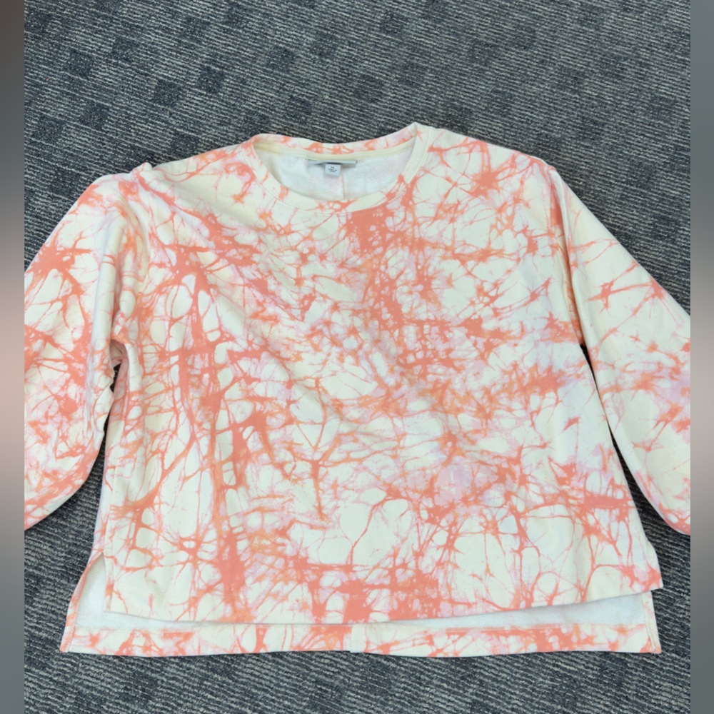 Rachel Comey Peach and Cream Tie-Dye‎ Top